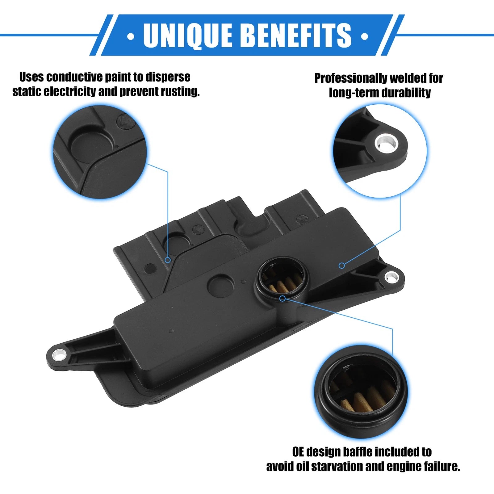 Car Transmission Filter Kit Replacement for Scion tC 2011-2016 Plastic Black