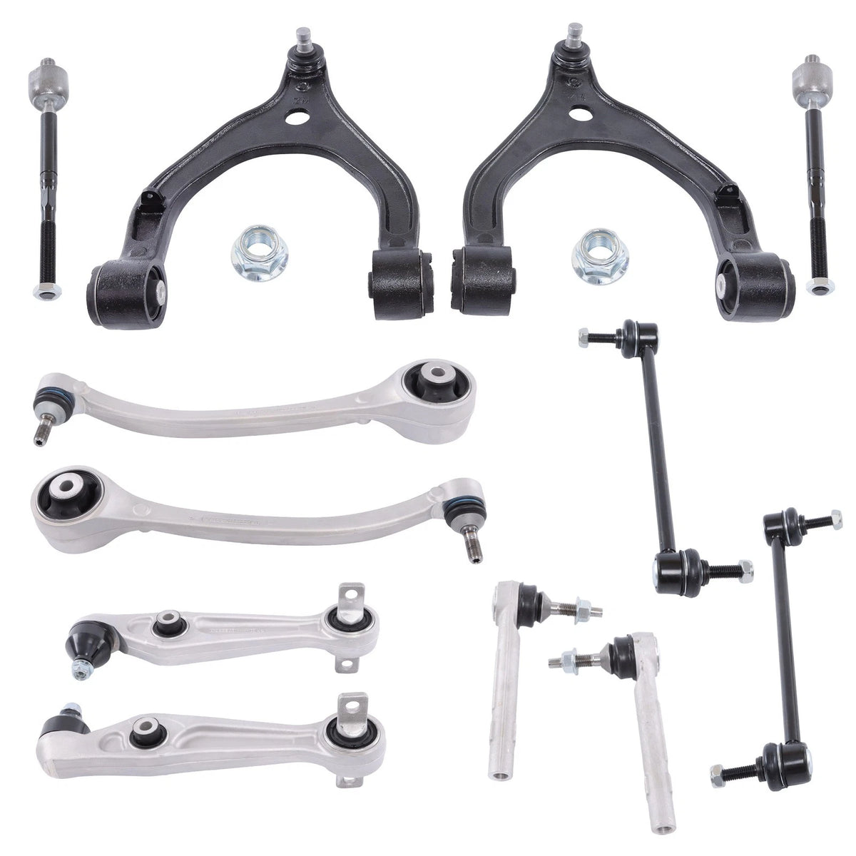 12Pcs Control Arm & Sway Bar Link for Tesla Model S (2016–2021)