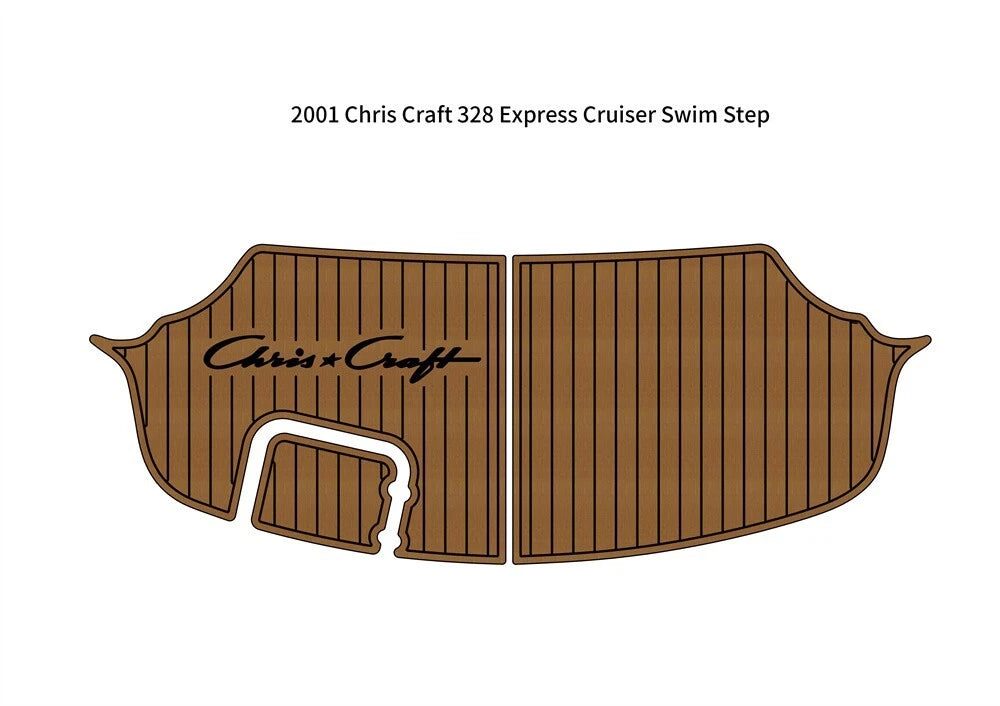 EVA Foam Teak Flooring for Chris Craft 328 Express Cruiser (2001)