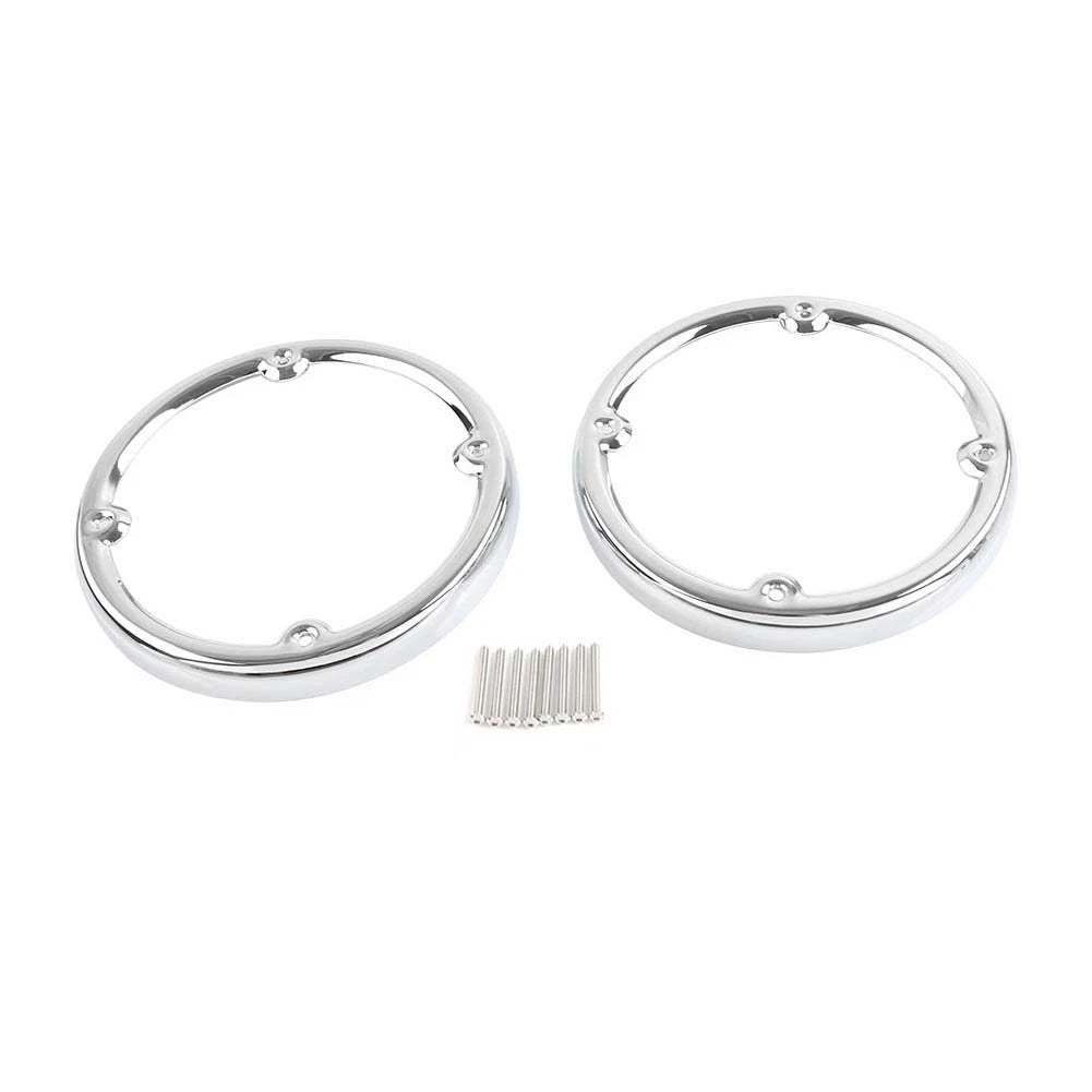 Chrome Rear Speaker Trim for Harley Electra Glide Classic FLHTC (2009–2023)