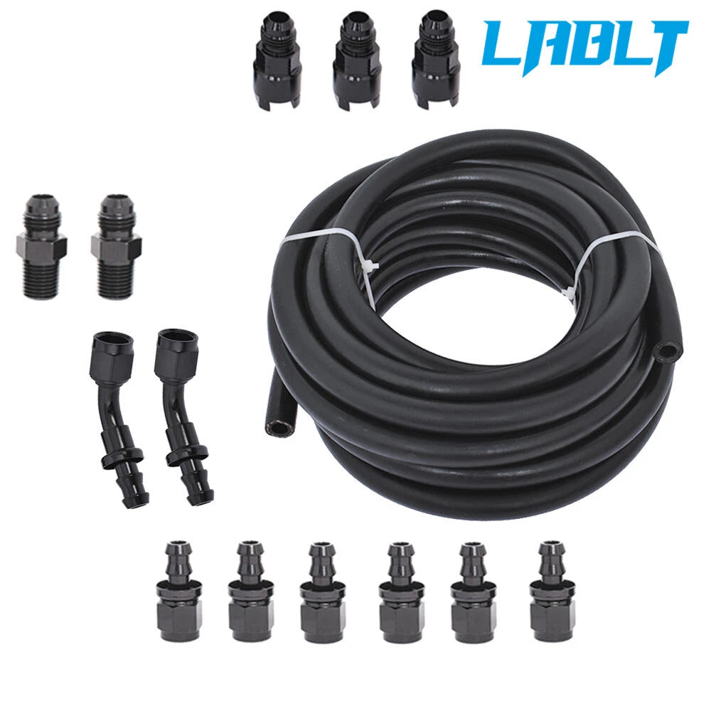 Complete LS Conversion Fuel Injection Line Fitting Kit for LABLT (25 Feet)