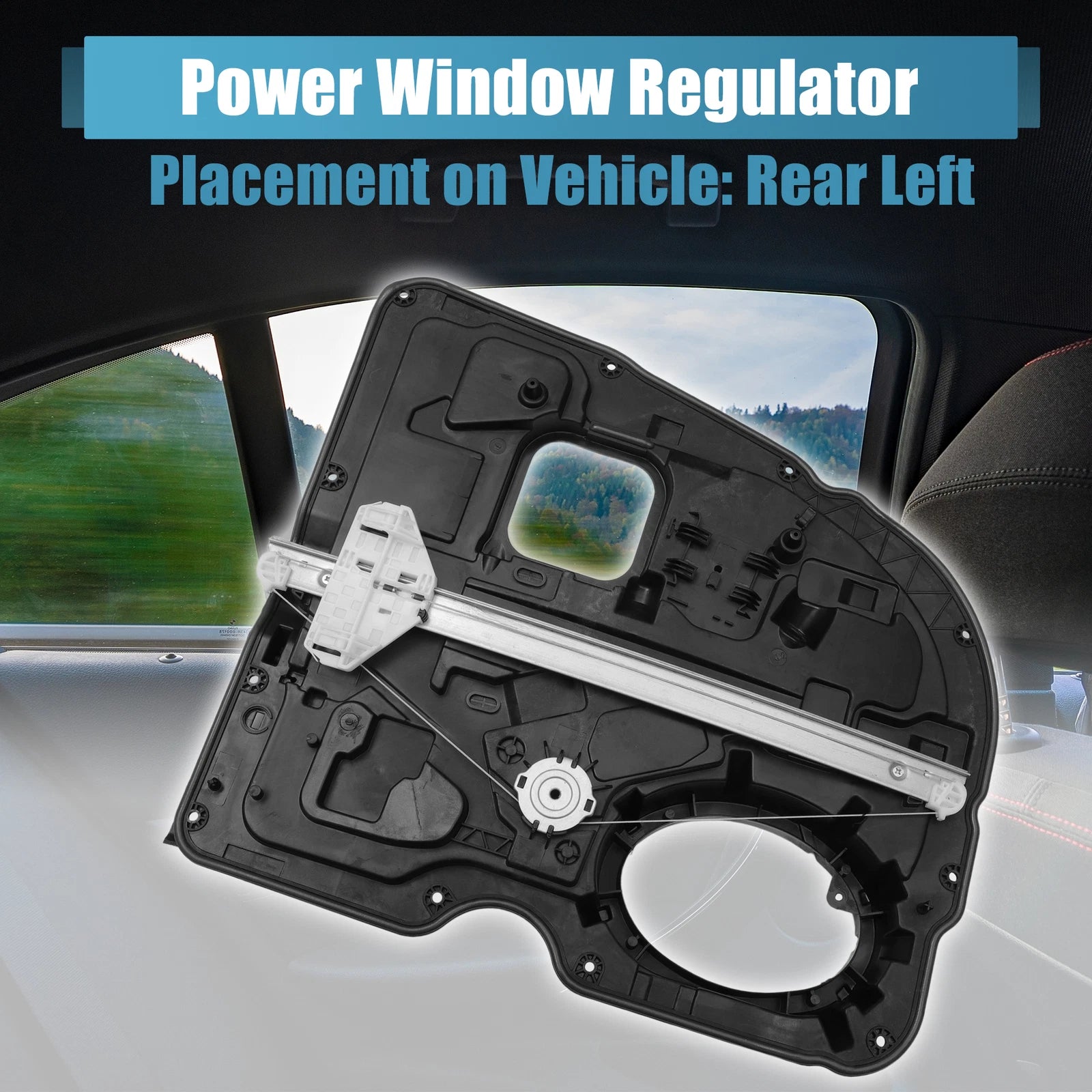 Rear Left Power Window Regulator for Dodge Ram 1500 (2019–2023)
