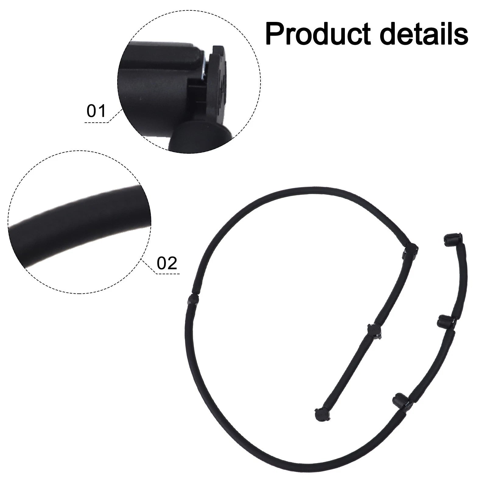 Fuel Return Line Pipe Injector Hose for Select Models