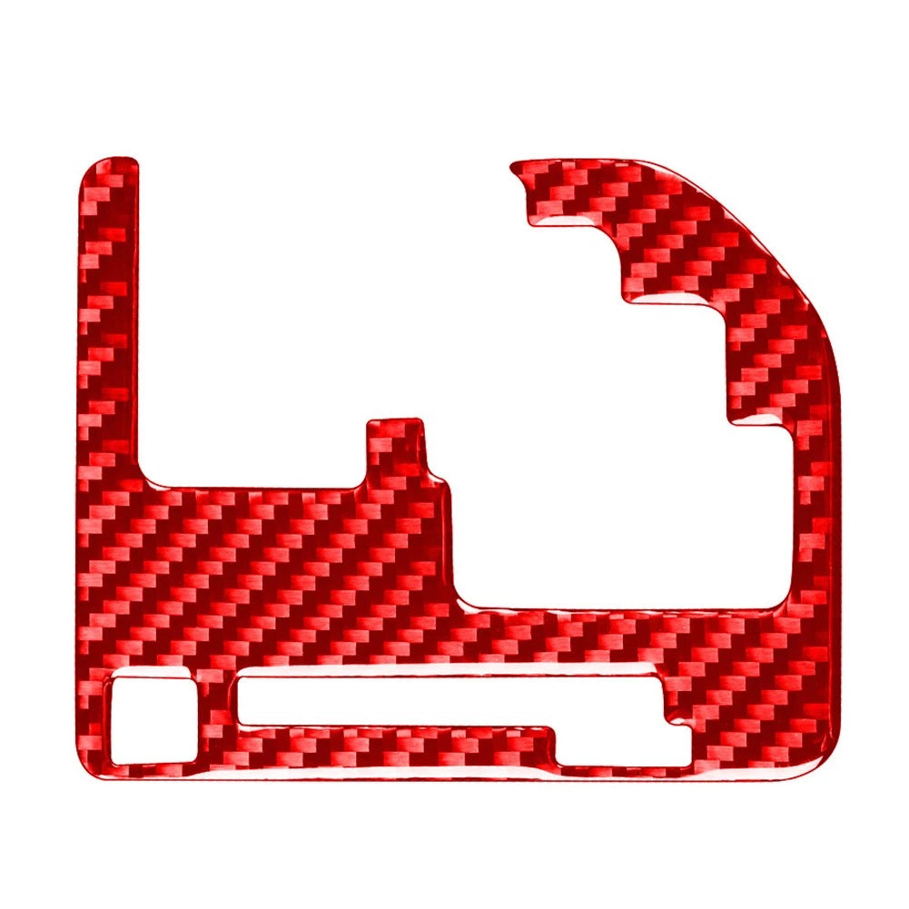Carbon Red Interior Gear Shift Panel Cover Trim for Toyota Tundra (2014–2021)