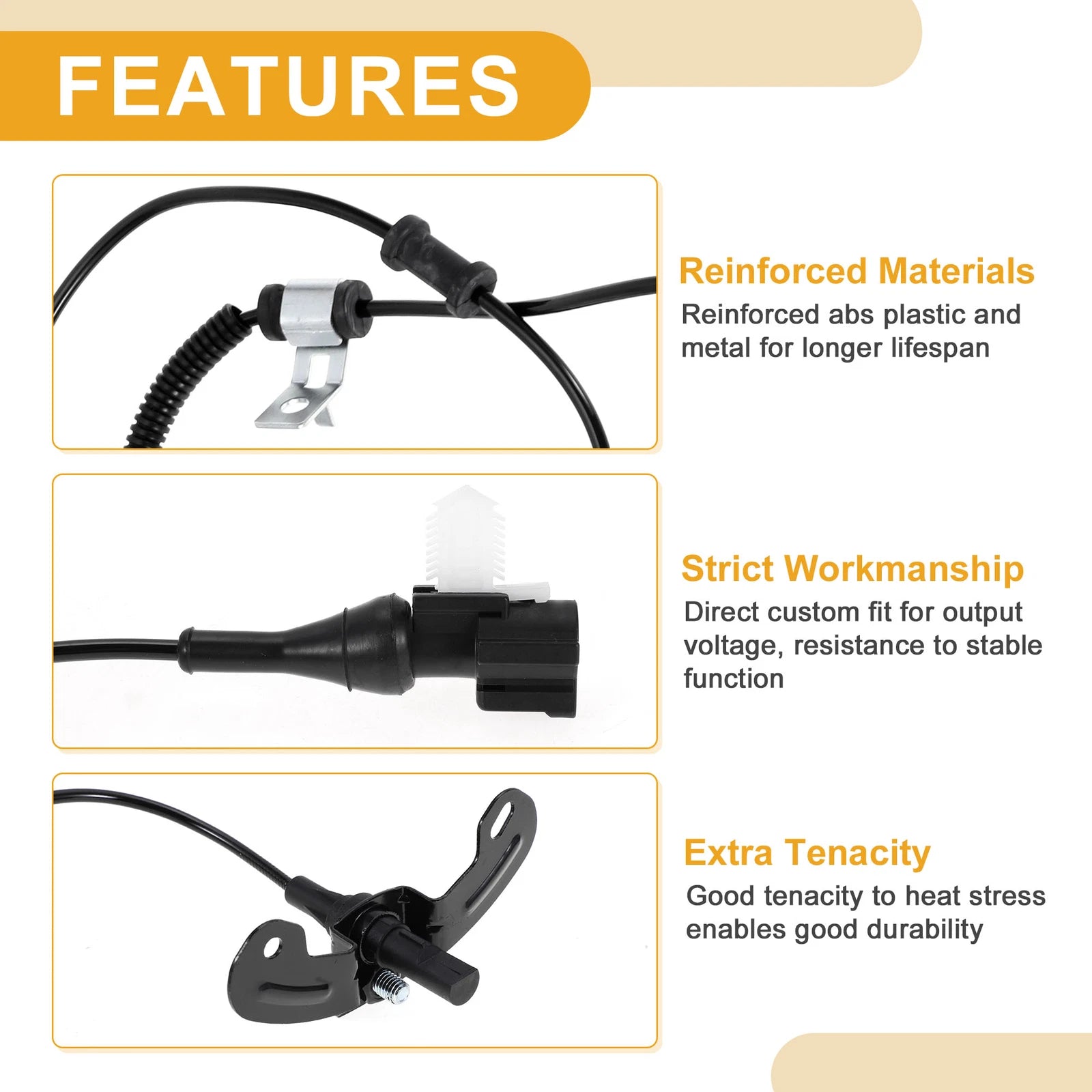 ABS Wheel Speed Sensor No. 8C2Z2C205AL for Ford E-150 E-250 (2004–2014)