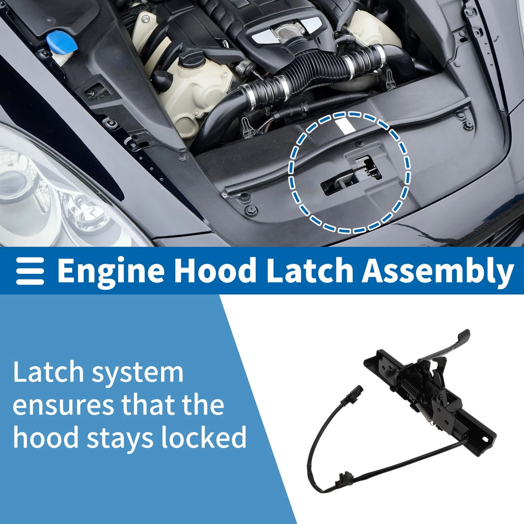 Hood Latch Assembly for Hyundai Tucson (2022–2024)