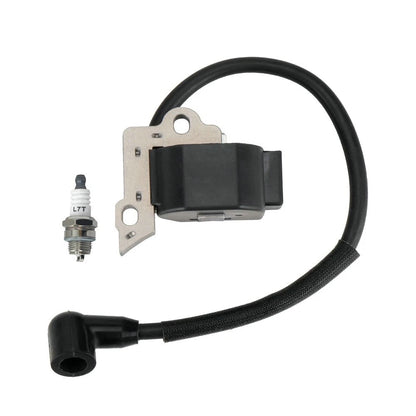 Ignition Coil & Spark Plug Kit for Poulan PP3516AVX SM4218AVX (N/A)