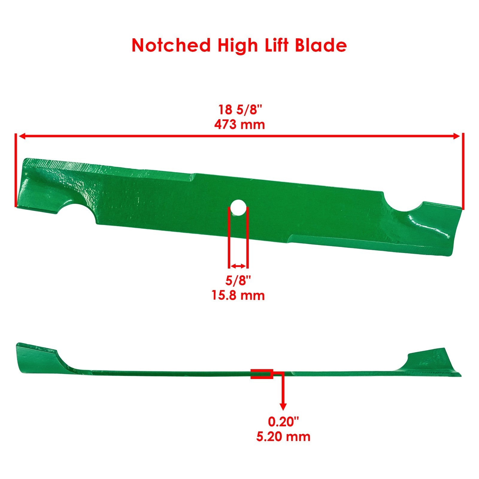 Spindle Blade Replacement for Bad Boy MZ Magnum (2013–2024) 54 in
