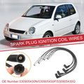Ignition Coil Cable Set (4 Pcs) Replacement for Volkswagen Lupo (1998–2005)