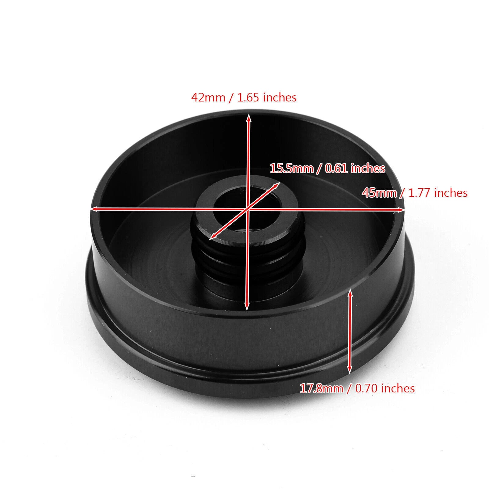 Top yoke frame plug protector for BMW R Nine T (2013–2016)