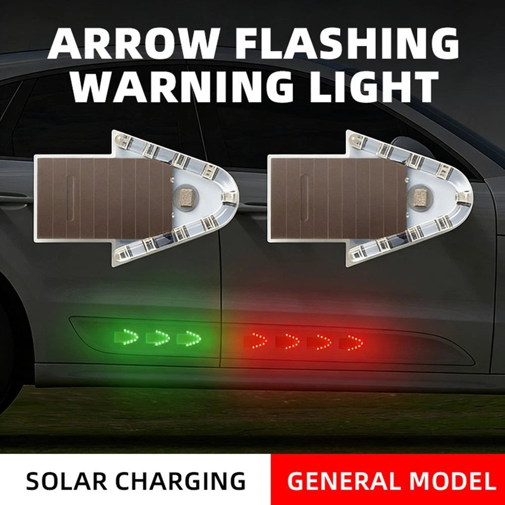 Multi Color Solar Arrow LED Lamp Blue Red White Green Red Blue for Vehicles