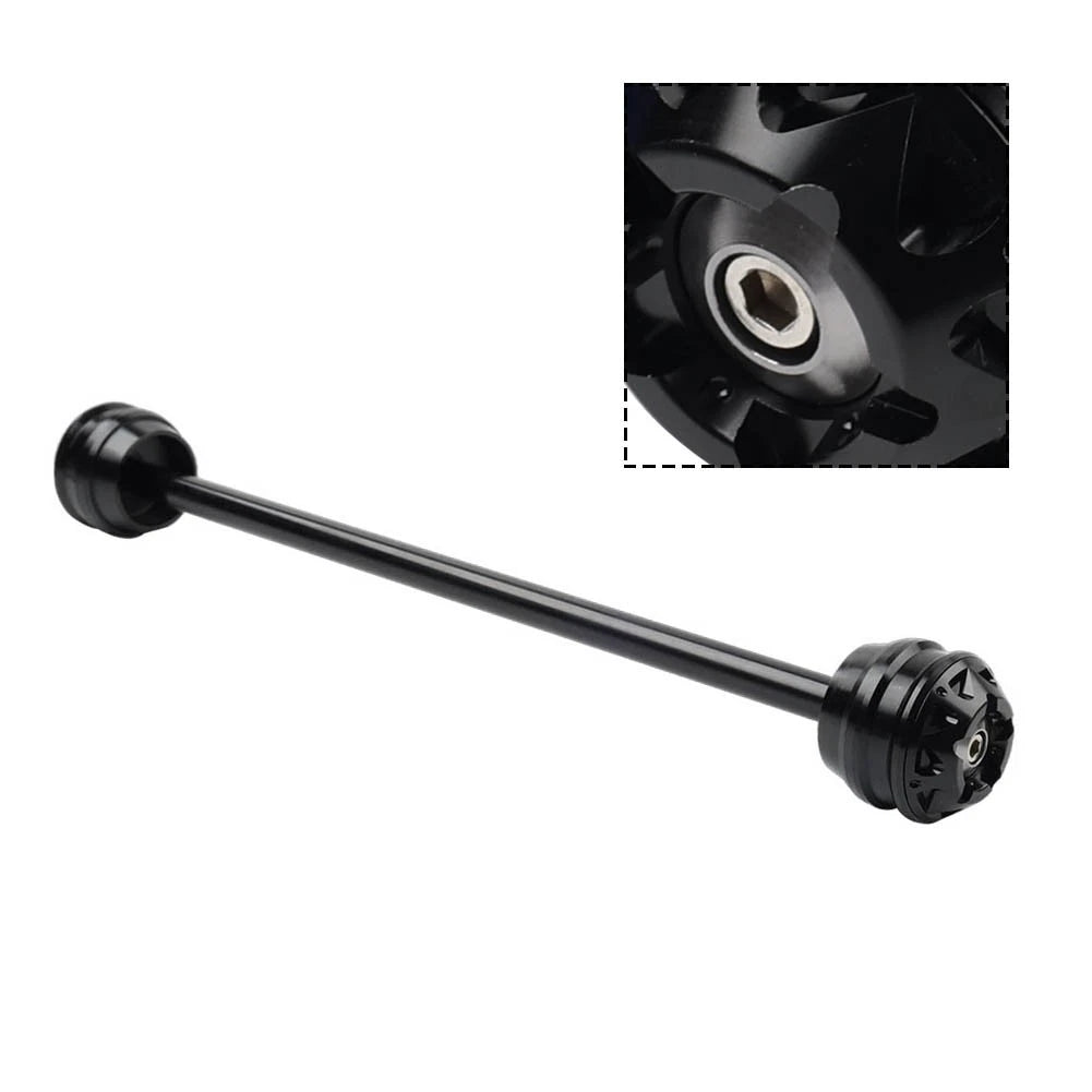 Rear Wheel Slider Axle Crash Protector Cap for Yamaha TMAX530 (2012–2021) Black