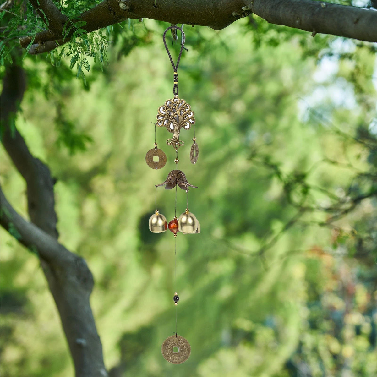 Money Tree Wind Chimes for Home Garden Decor