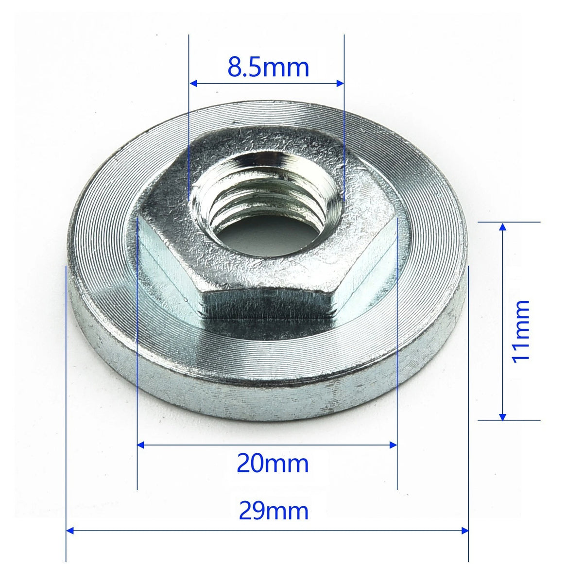 2X Hex Nut Set for Angle Grinder Modification