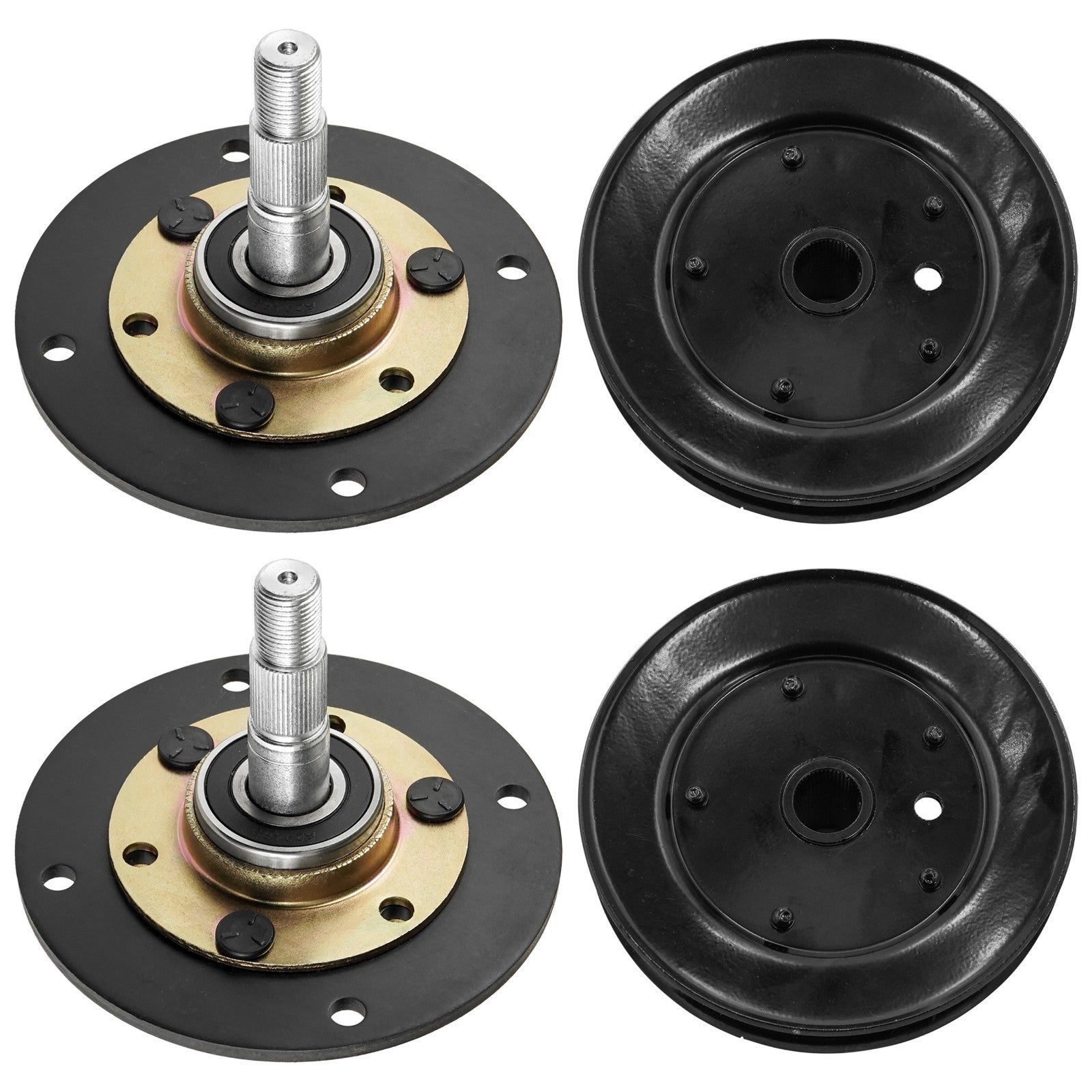 Deck Spindle and Pulley Kit for White Outdoor LT14 LT15 LT16 LT19 (42")
