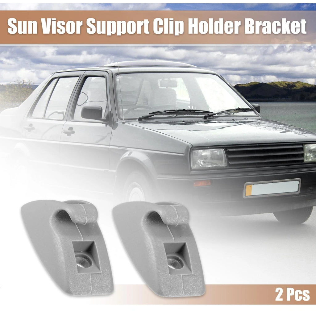 2Pcs Sun Visor Support Clip Retainer Hanger for Volkswagen Golf Jetta (Mk1)