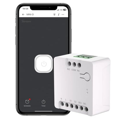 WiFi Smart Switch for MINI-D Garage Door Automation 24V
