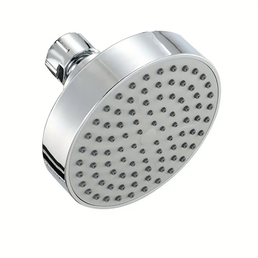 Adjustable 4 Inch Shower Head with Removable Water Restrictor for All Models