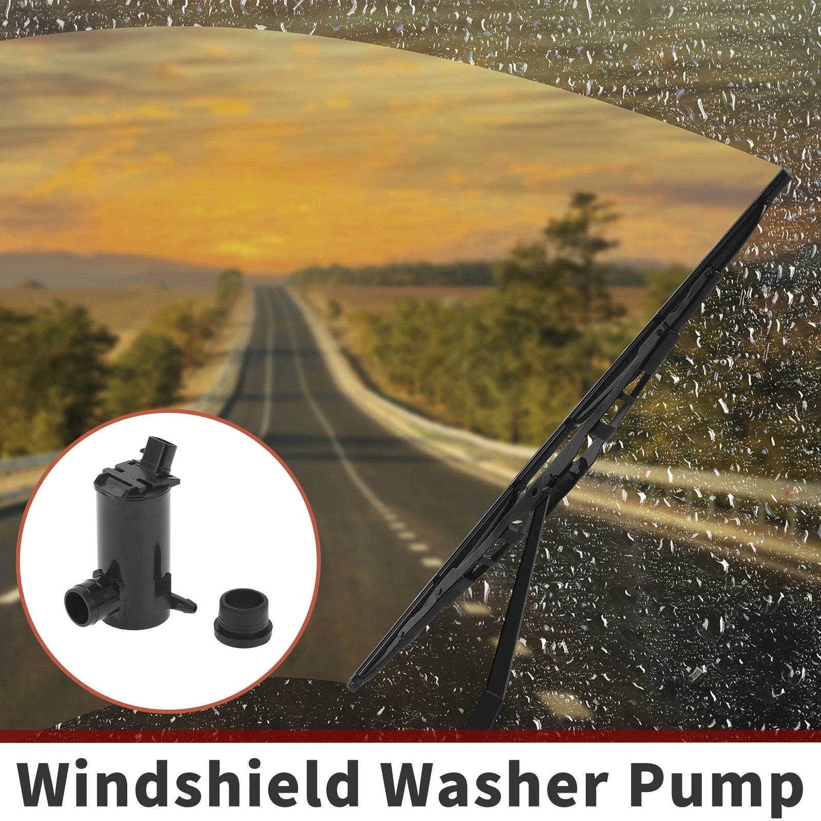 Windshield Washer Pump w Grommet for Pontiac G3 (2009–2010)