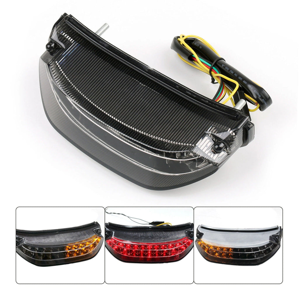 Integrated LED Tail Light Turn Signals for Honda CBR600RR (2013–2024) Smoke T9