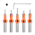 5pcs Countersink Router Bits for Woodworking Projects