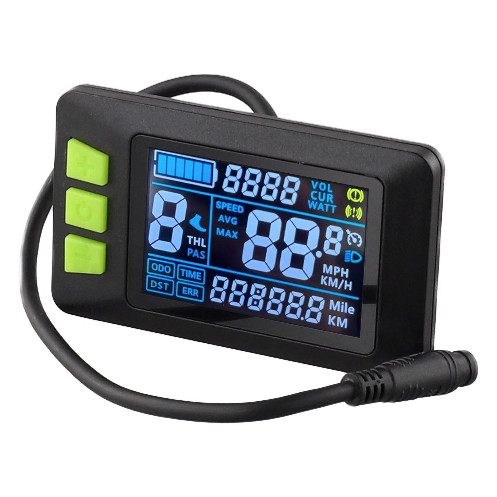 Electric Bicycle Color Screen Meter with Clear Data Output