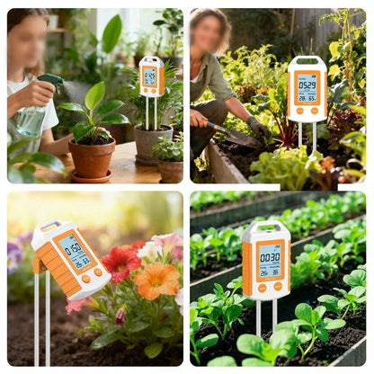 6-in-1 Soil Tester for Gardens (YY-1104) - NPK, pH, Moisture, Temp