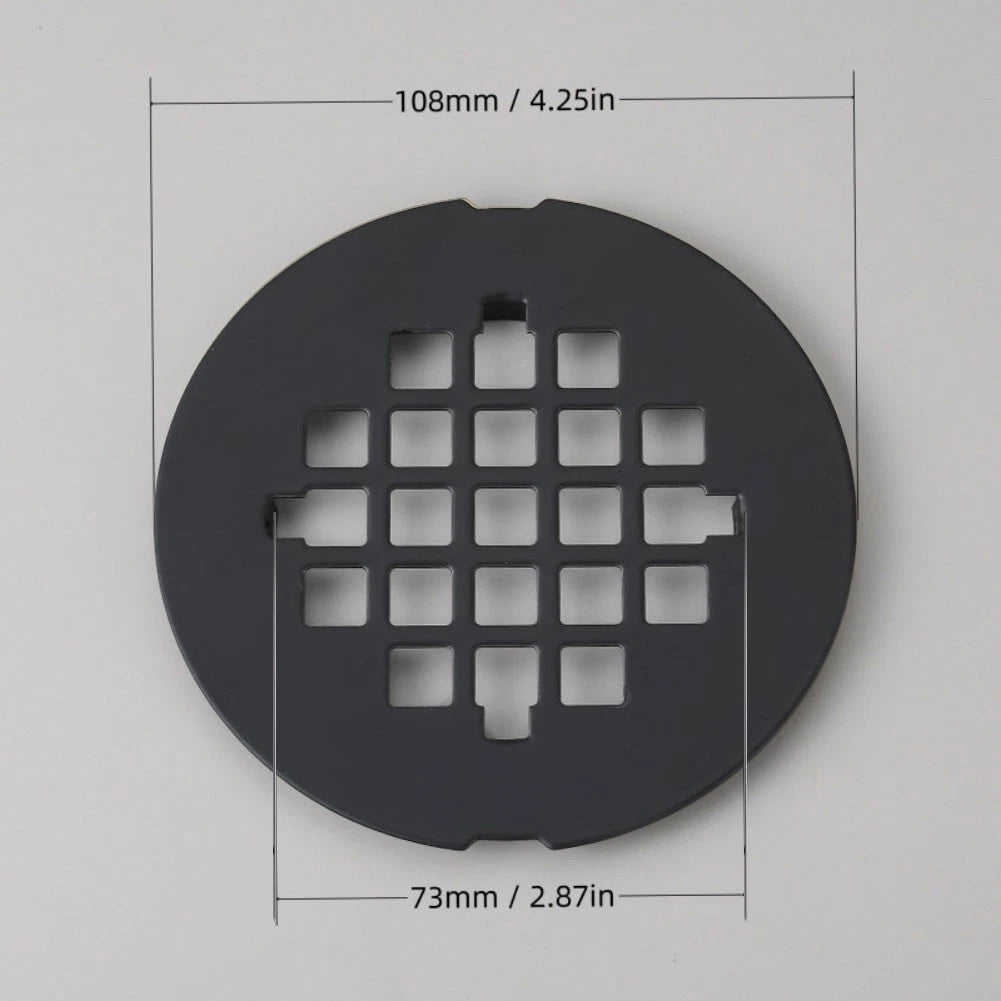 Round Stainless Steel Drain Strainer for Shower and Sink (14x15x07cm)