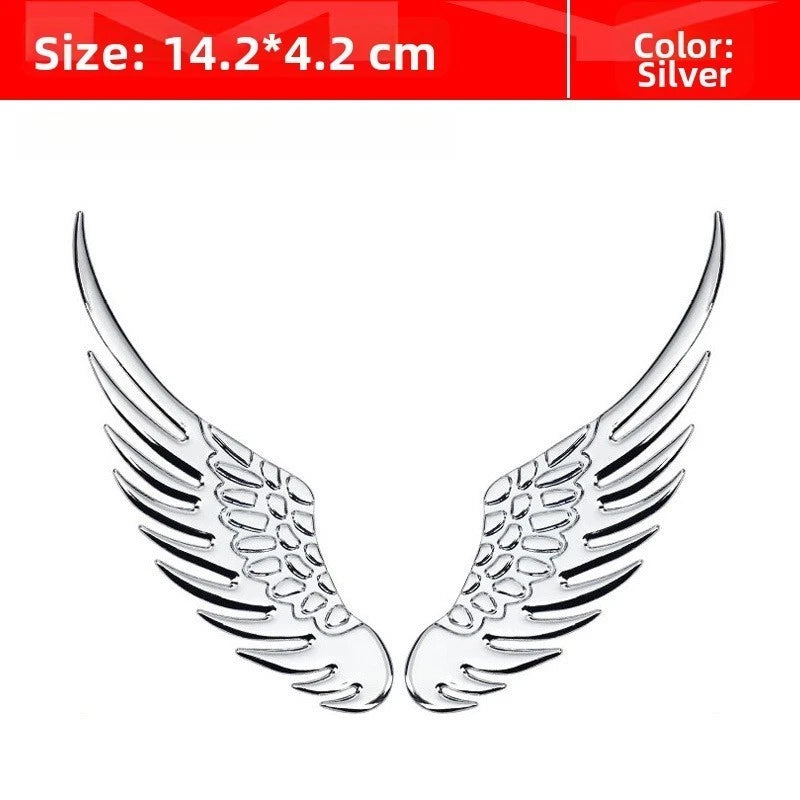 3D Angel Wing Metal Stickers for Vehicle Decoration
