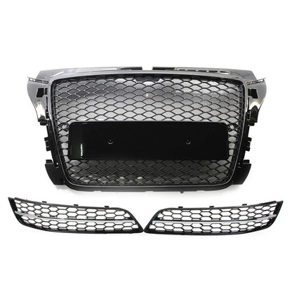 Front Grille with Fog Light Cover for Audi A3 8P (2009–2012)