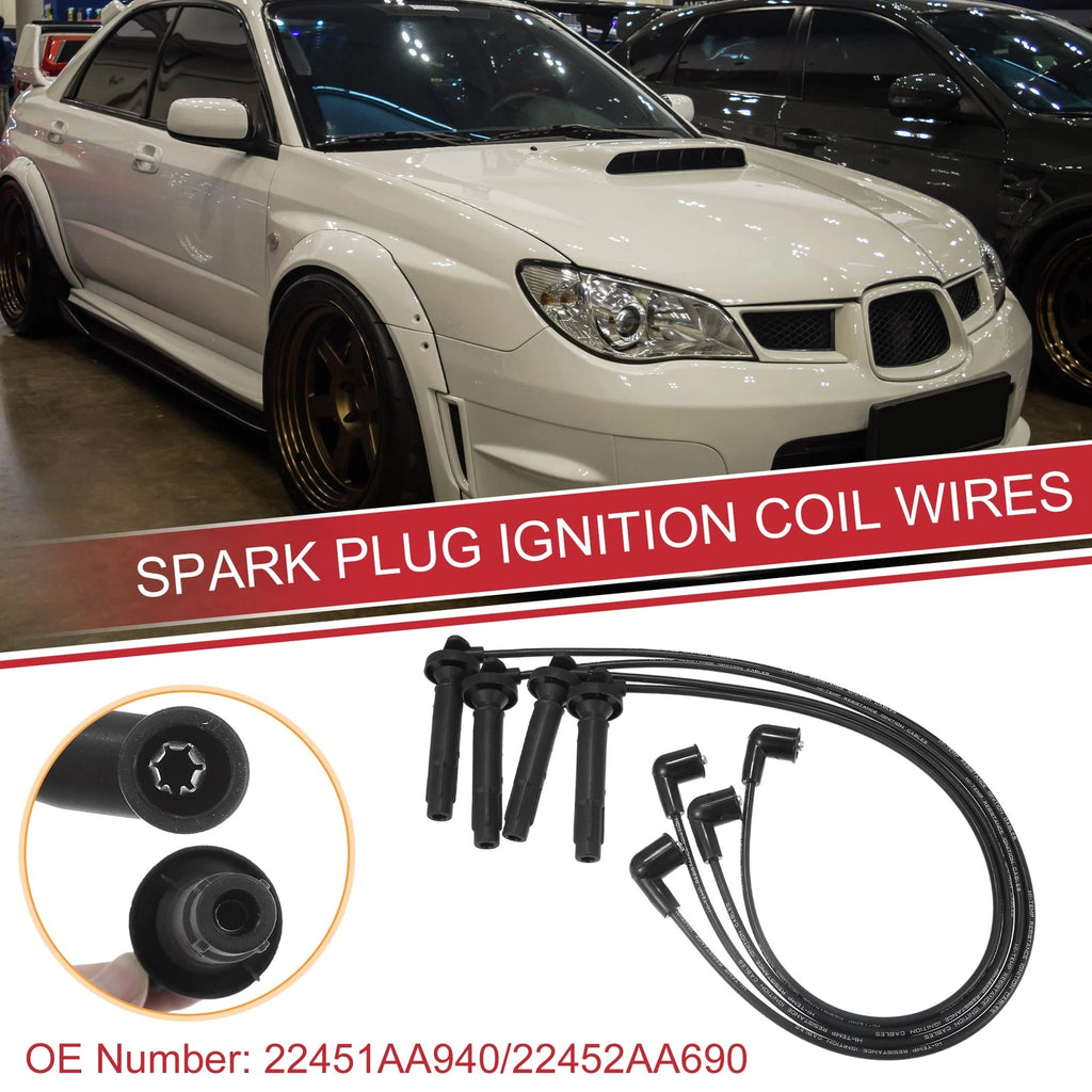 Ignition Spark Plug Wire Set Replacement for Subaru Legacy 2006–2009
