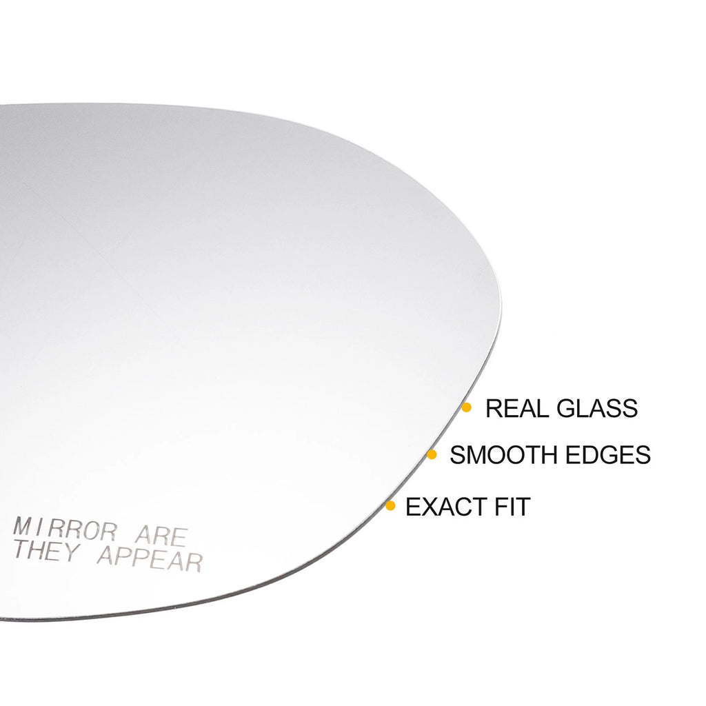 Right Side Heated White Mirror Glass for Honda Odyssey (2014–2017)