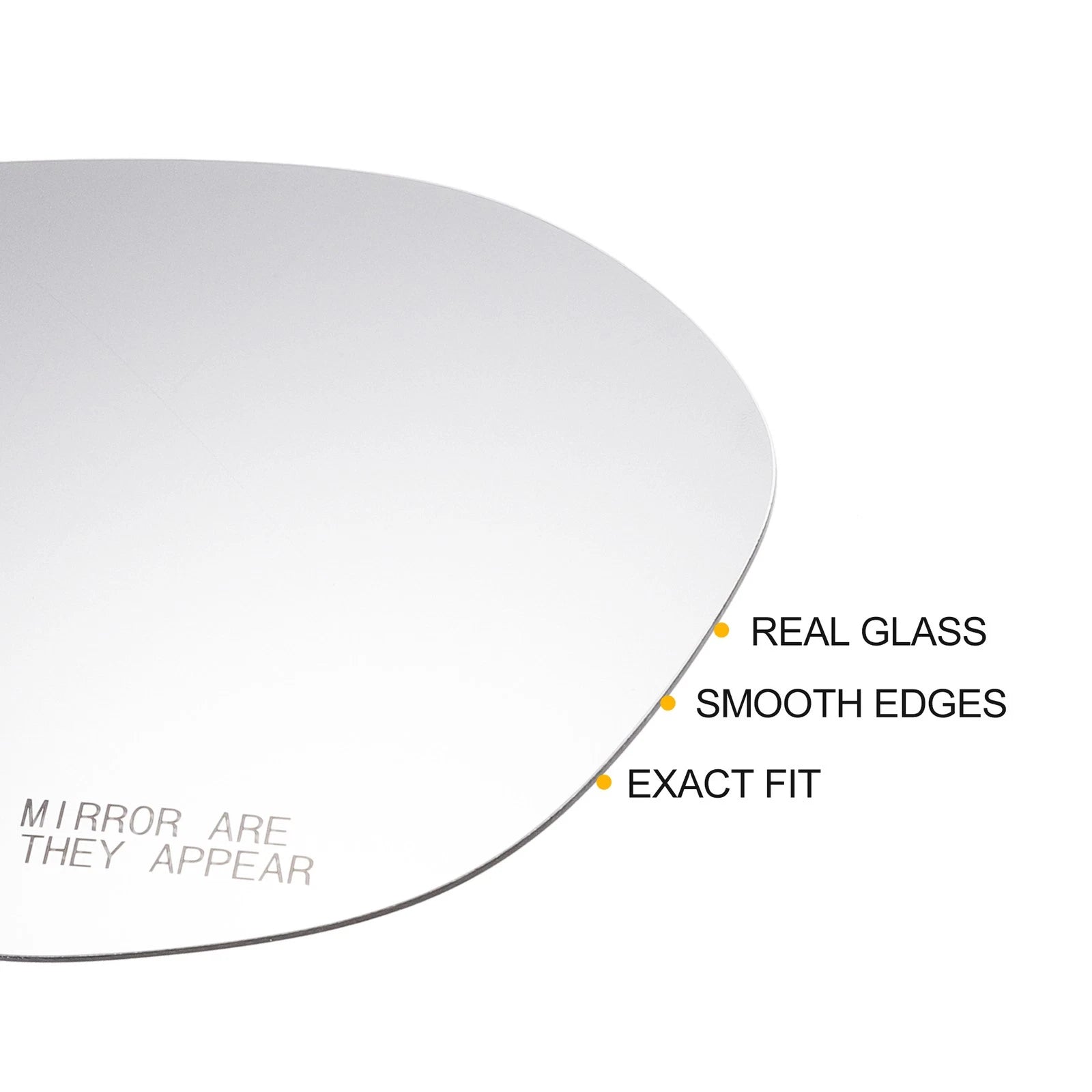 Right Side Heated White Mirror Glass for Honda Odyssey (2014–2017)