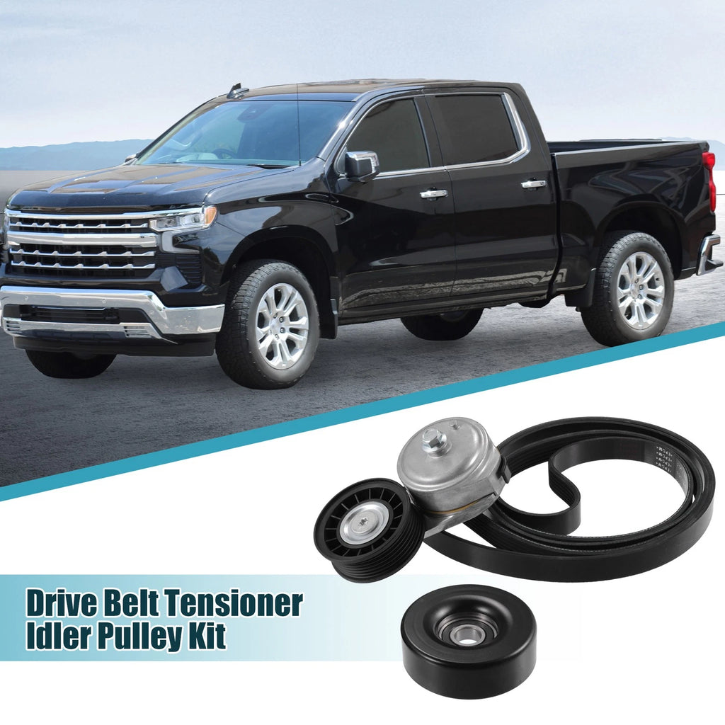 Drive Belt Tensioner Pulley Assembly Replacement for Chevrolet Express (2005–2015)
