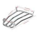 Chrome Floor Board Rack Carrier for Vespa 125 200 250 300 GTS GTV GT GTL (T9)