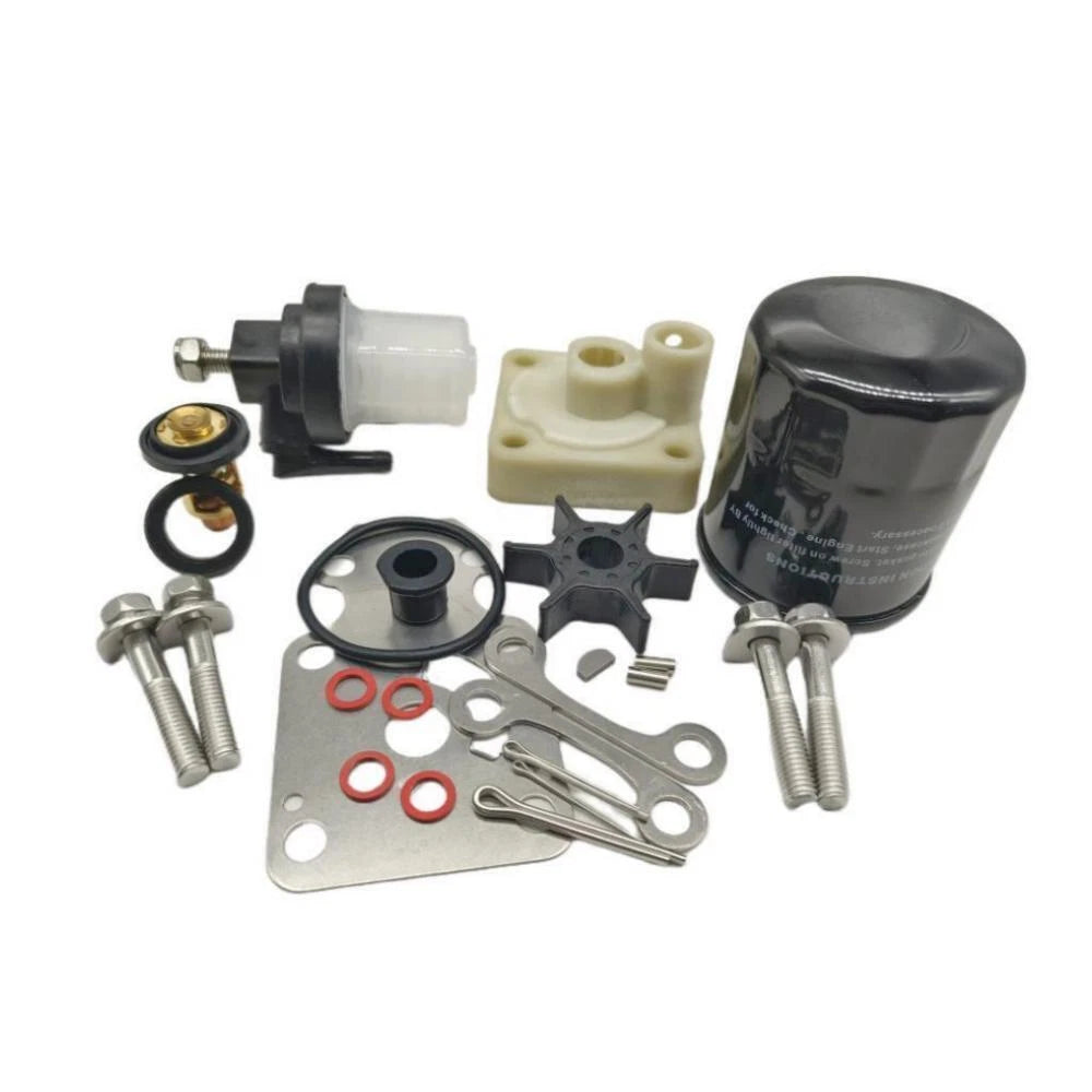 Outboard Maintenance Kit for Yamaha 15HP F15C (Thermostat, Fuel Oil Filter)