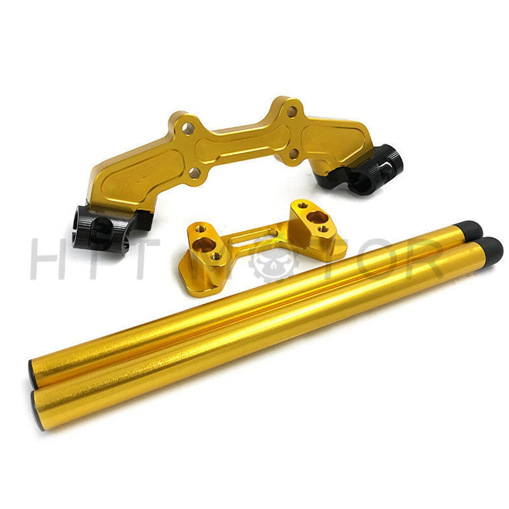 Handlebar w/ Adapter for Ducati Monster 821 1200 (2015–2017) CNC Adjustable