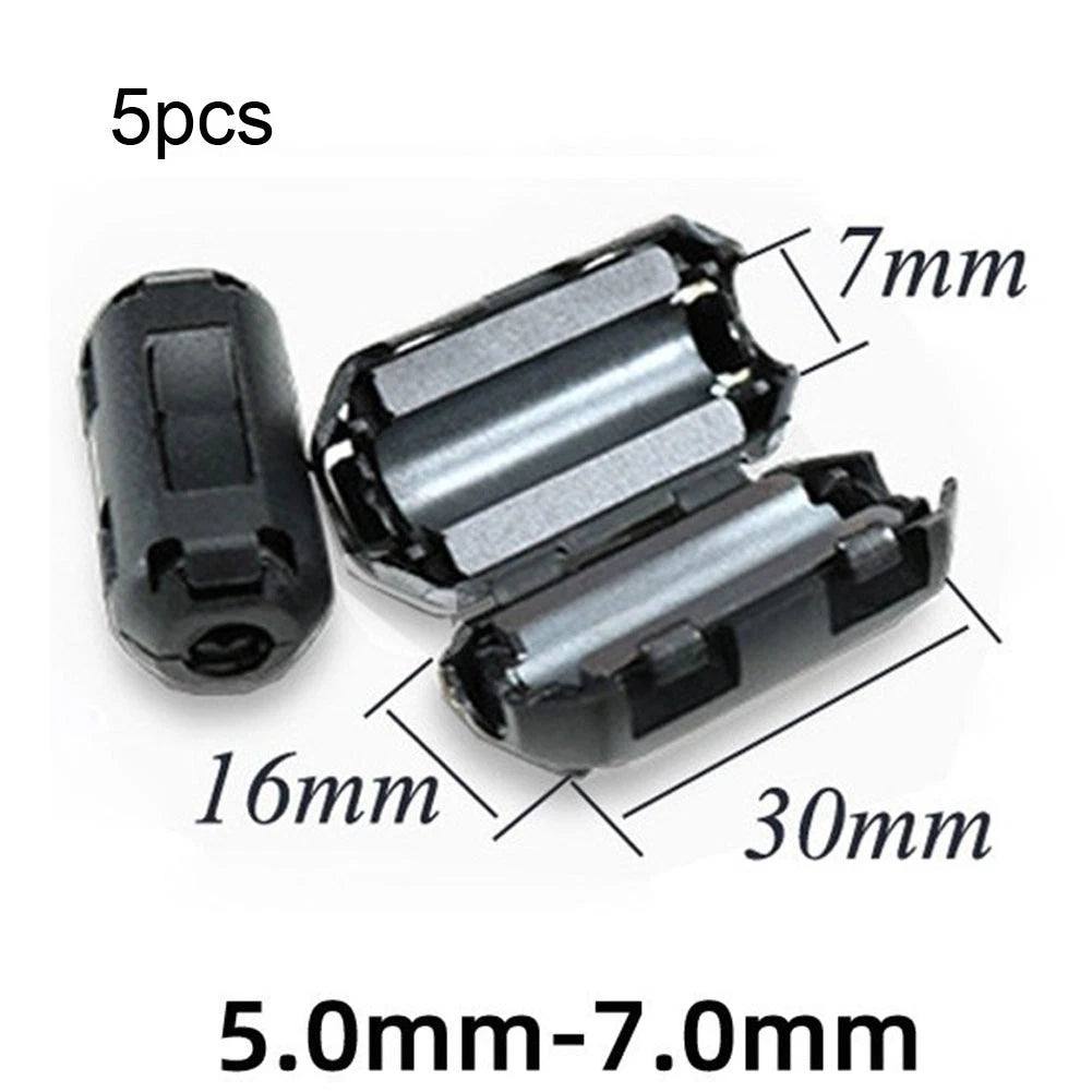 Ferrite Core Beads Set of 5 for Noise Suppression