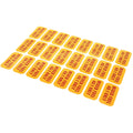 24x Fuel Ratio Stickers 40:1 for 2-Cycle Engine (1'' x 2'')