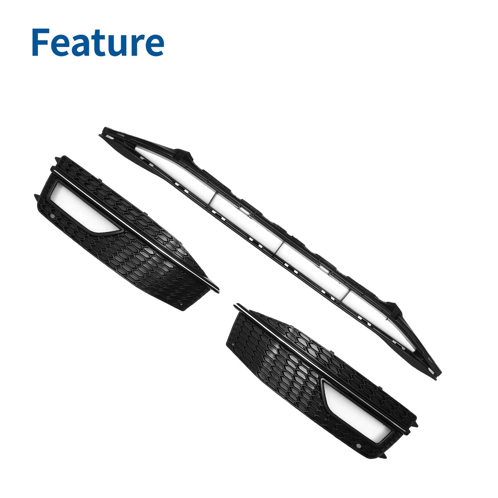Front Lower Bumper Grille Grill Replacement for Audi A4 B8 2013–2015