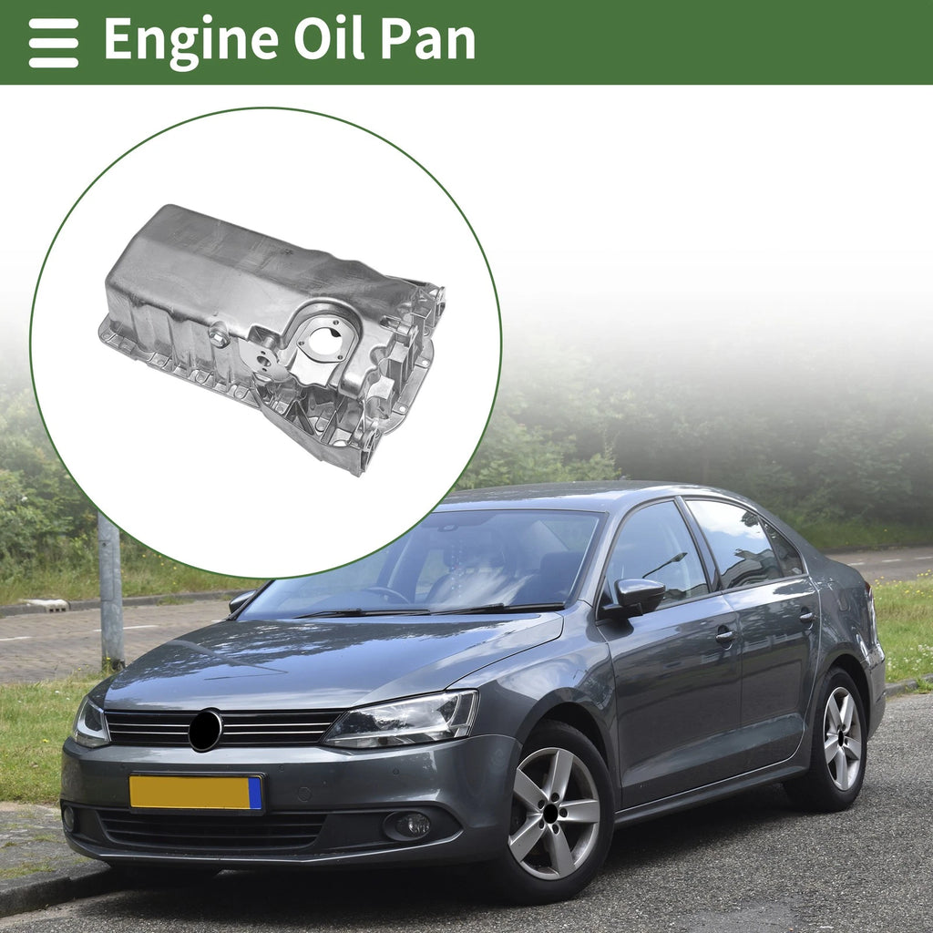 Engine Oil Pan Aluminum Replacement for Volkswagen Jetta (2000–2003)