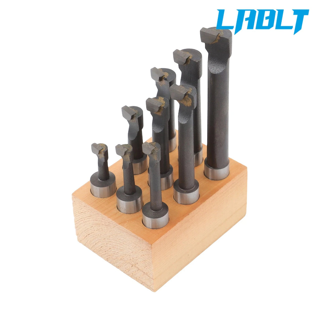 2" Boring Head + NMTB 40 Shank + 9Pack 1/2" C6 Boring Bar Set for LABLT