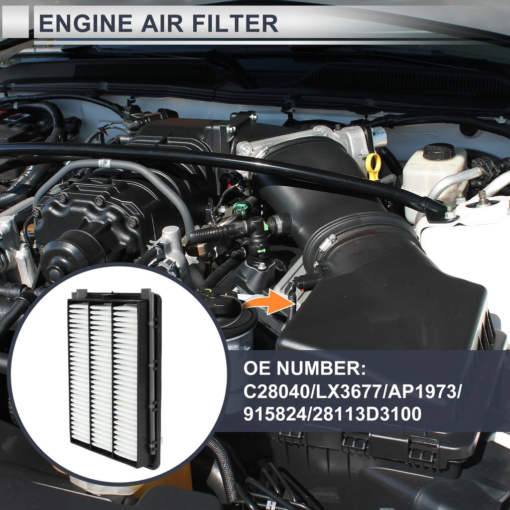 Air Filter Replacement for Hyundai Tucson TL TLE 1.6L 2.0L (2015–2020)