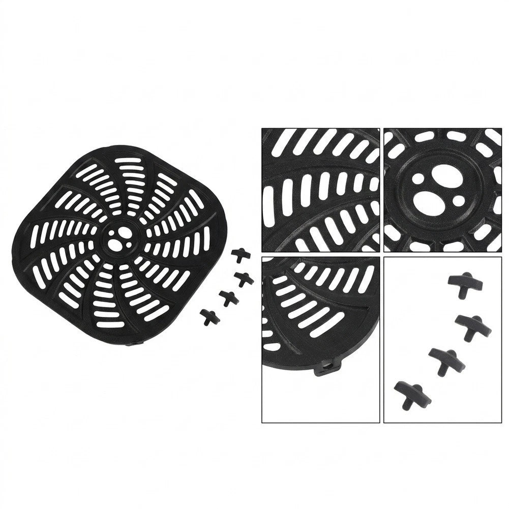 Air Fryer Cooking Divider with Rubber Bumpers