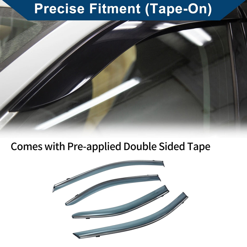 Car Window Deflectors Side Window Vent Visors for Toyota Corolla Sedan (2020–2024)