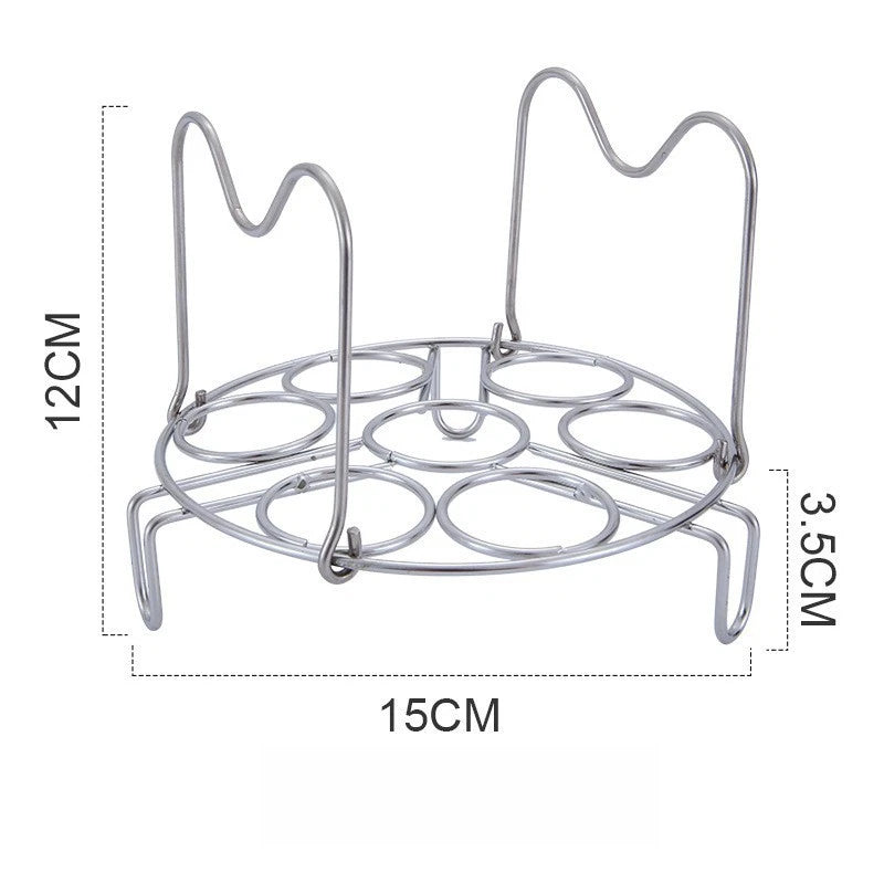304 Stainless Steel Steamer Rack for Dishwasher Safe Use (15cm)