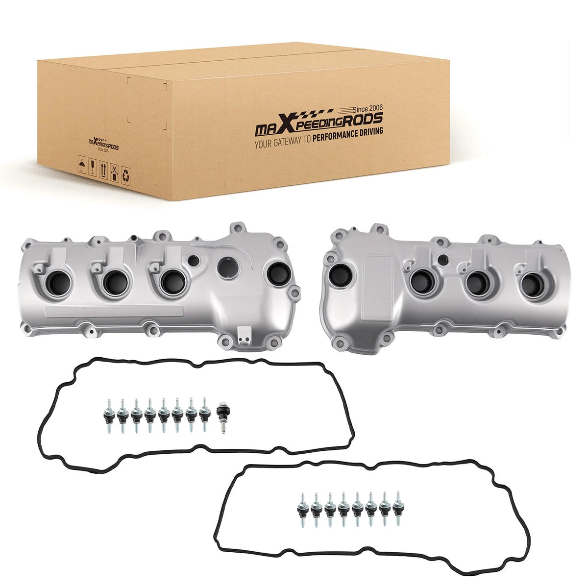 Engine Valve Cover for Ford Fusion V6 3.5L (2010–2012) 7T4Z-6582-F Silver