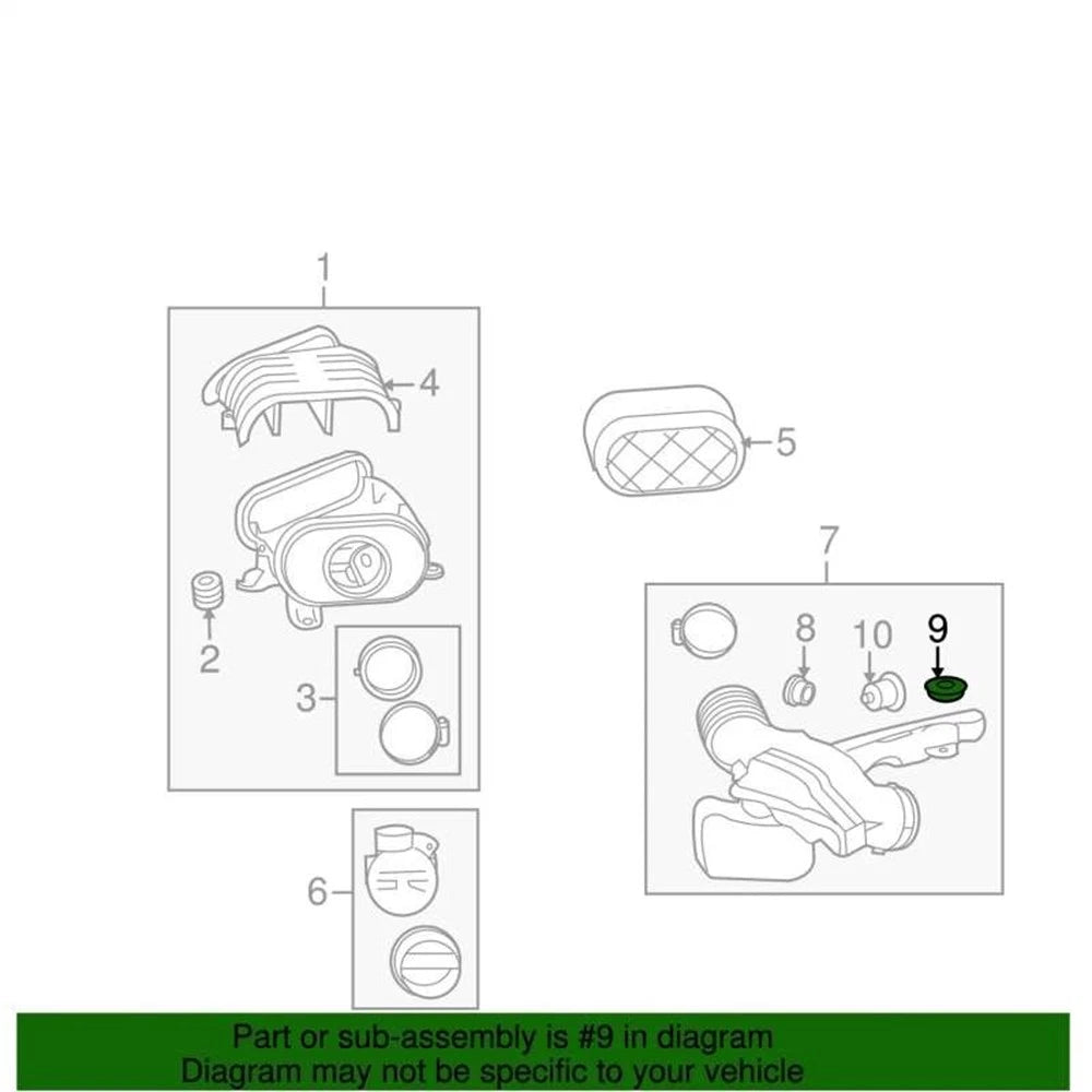 Air Intake Grommet for Chevrolet GMC (25178714)