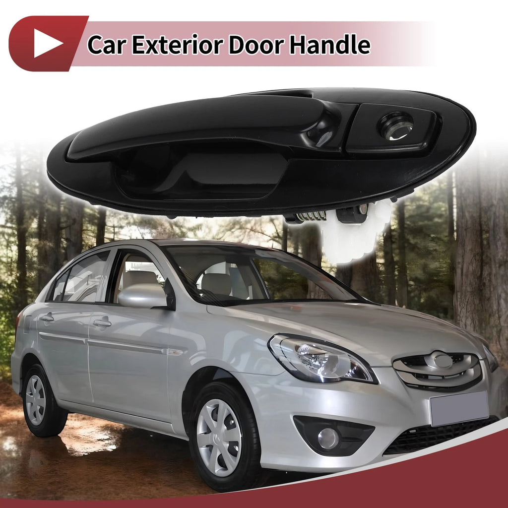 Car Exterior Door Handle for Hyundai Sonata Front Right Black ABS (2011–2019)