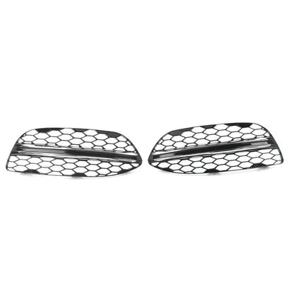 Front Bumper Fog Light Grilles Cover for Benz C Class W205 (2015–2021)